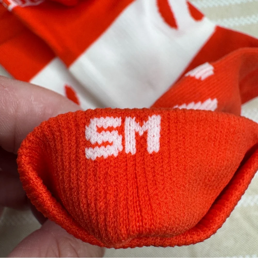 Bontrager Race 2 Inch Cycling Socks Size S Orange 1 Pair Moisture Wicking NWOT